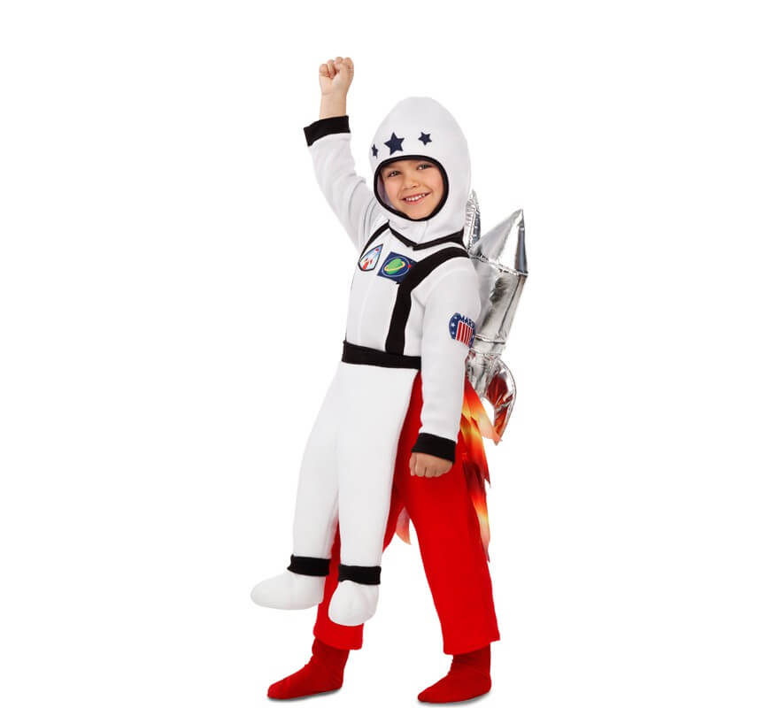 Huracán riesgo mosaico Disfraz de Astronauta en Cohete para niño y bebé