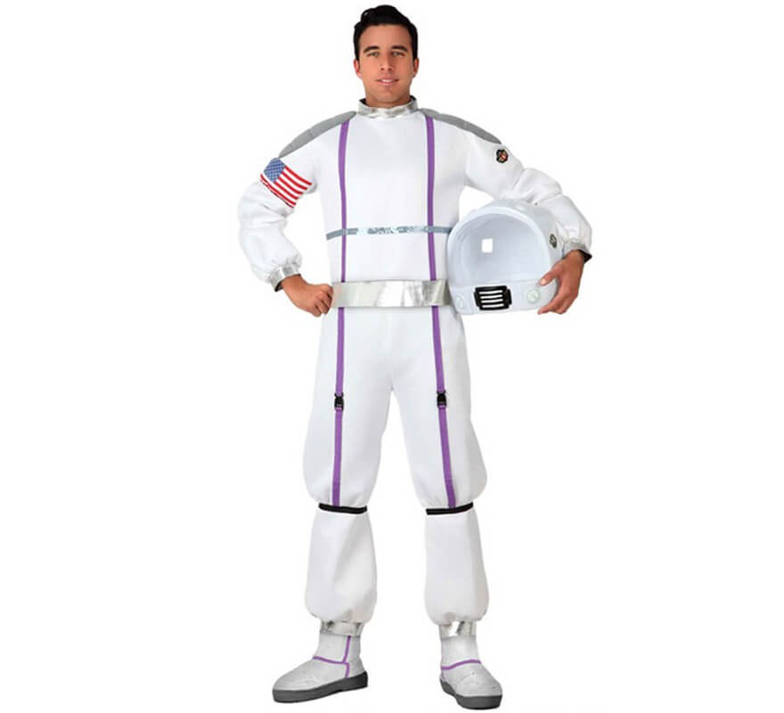 Costume Da Astronauta Unisex Per Adulto – Tuta Spaziale Lucida In Poliestere