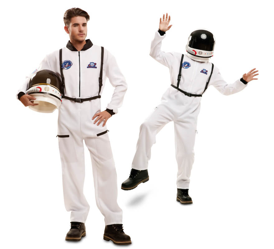EraSpooky Astronaute Déguisements Hommes Cosmonaute Costume Espace Mission 
