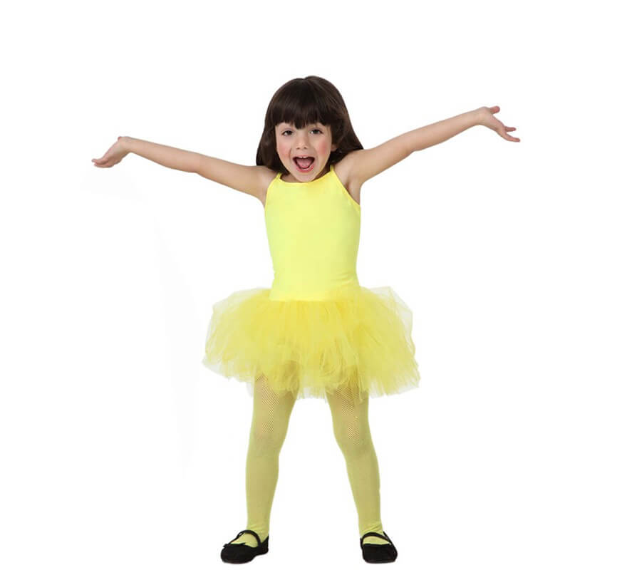 Disfraz de Bailarina Amarillo para Niña
