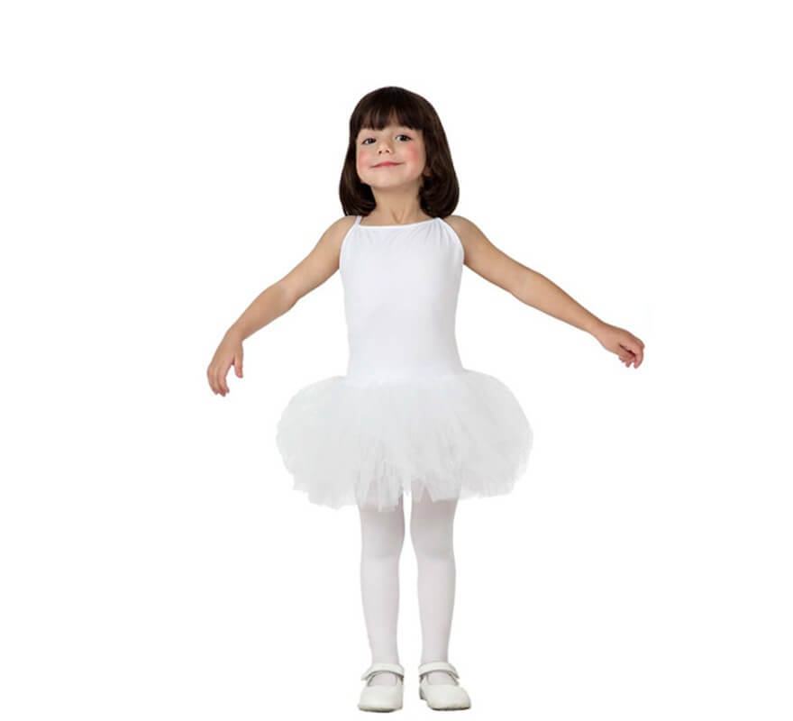 Disfraz de Bailarina Blanco para Niña