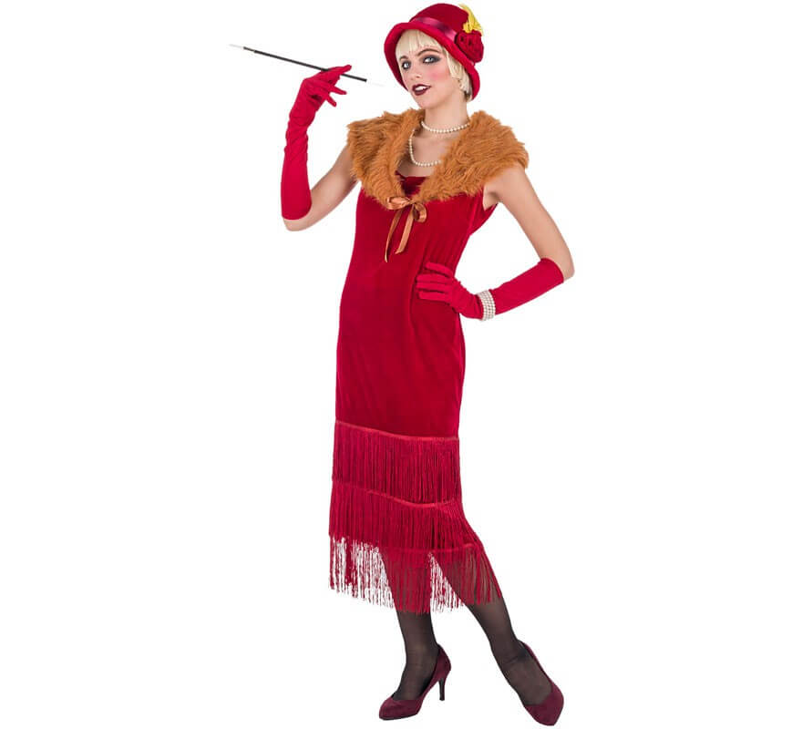 Licuar predicción hospital Disfraz de Bailarina de Charlestón Rojo para mujer
