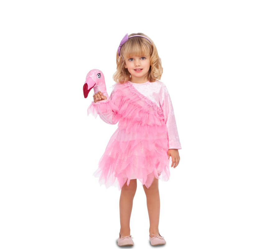 Gemidos Pino Virus Disfraz de Bailarina Flamingo para niña y bebé