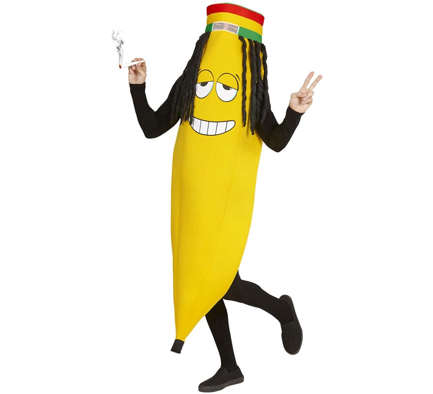 Disfraz de Banana Rastafari para adulto