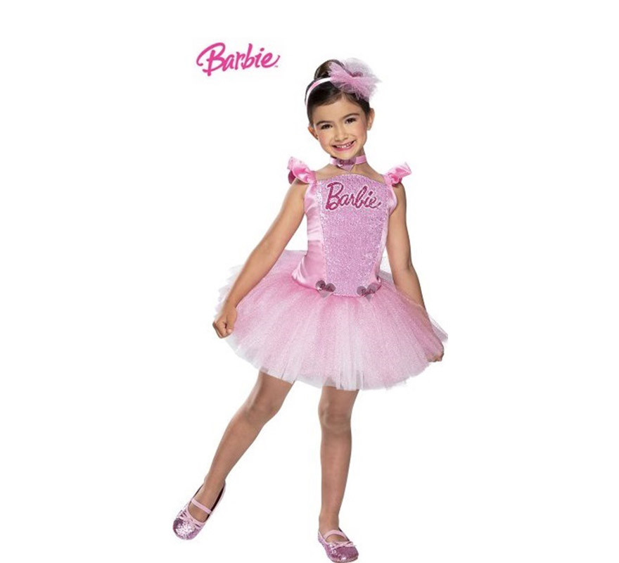 Vestido Rosa Barbie 2023 Cosplay 4 peças Traje Adulto/ Infantil