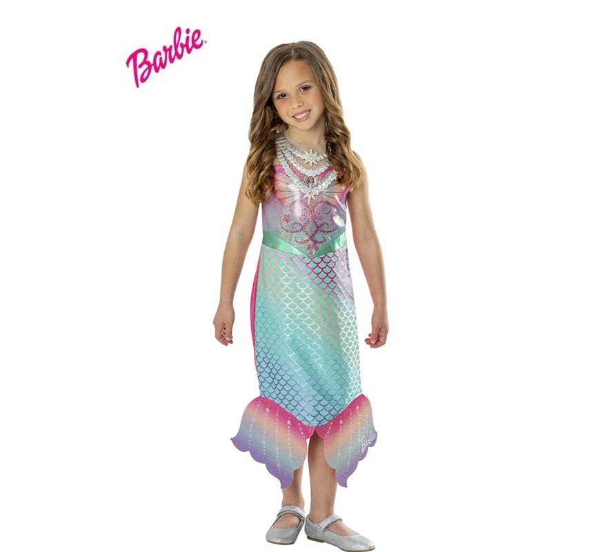 Barbie Deluxe Mermaid Iridescent Costume for Girls