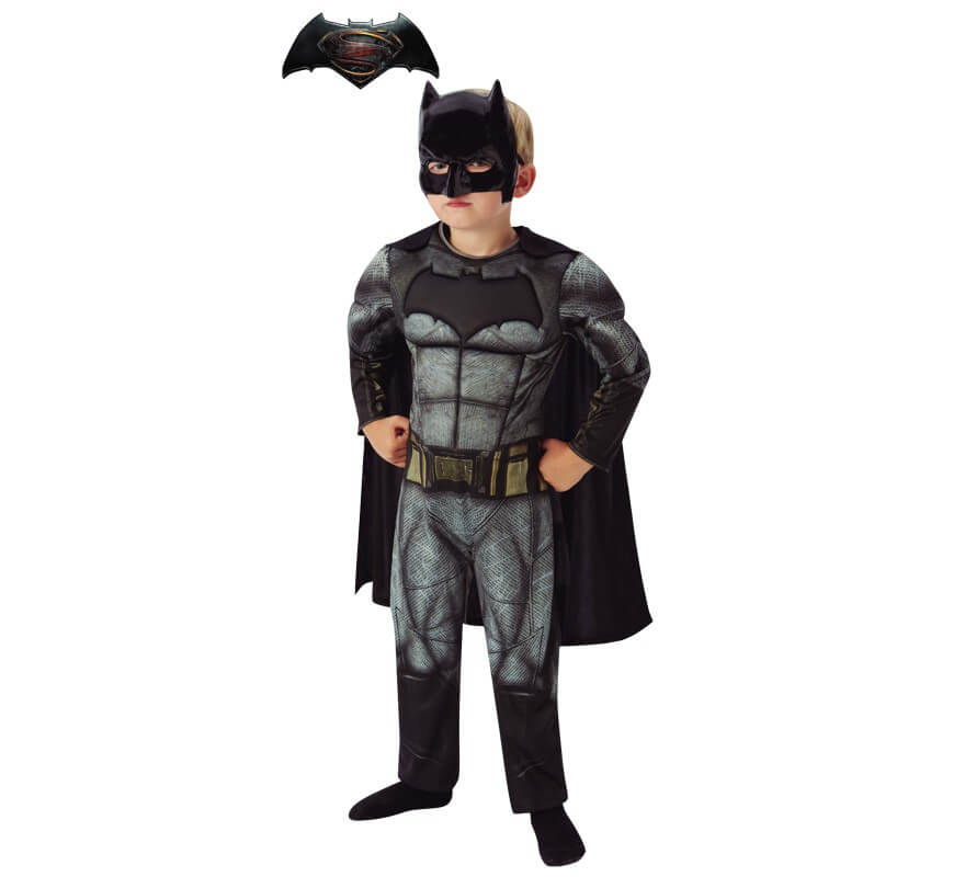 Disfraz de Batman de BvS Musculoso en caja para niño