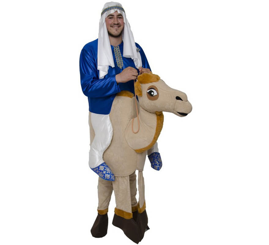 Disfraz de Beduino montando Camello para adultos