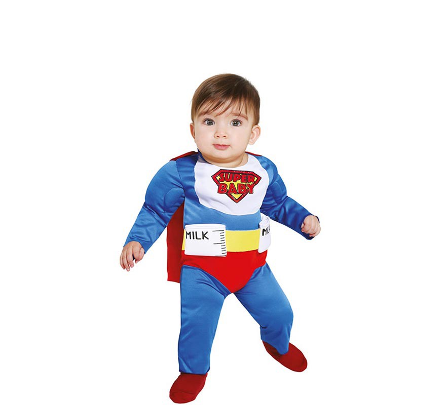Superman - Vestito carnevale per bambini, M (5-6 anni)