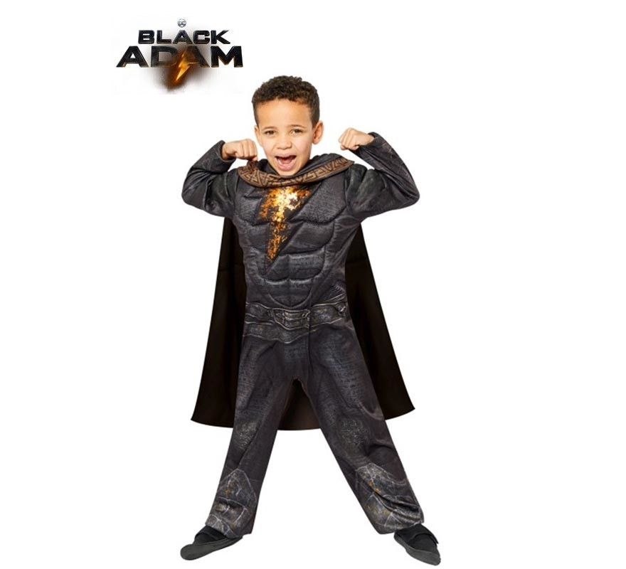 Muscle Black Adam costume for children