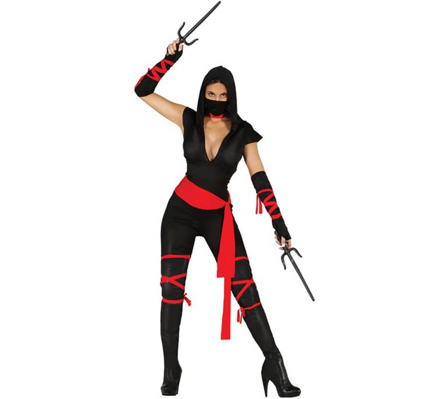 Disfraz de Black Ninja para mujer
