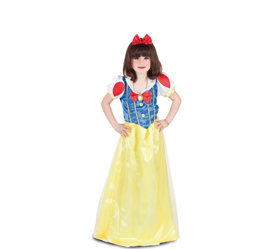 Elegante factor Percibir Disfraz de Princesa del bosque con lazo para niña