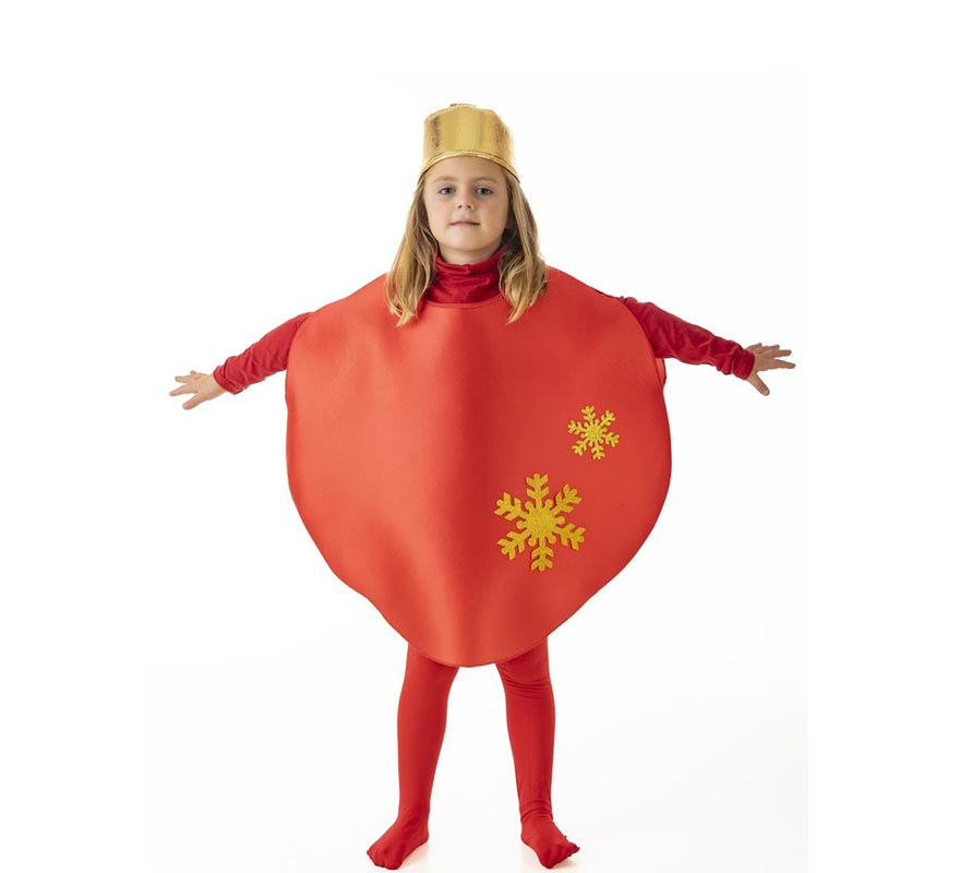 Red Ball Christmas Costume for Kids