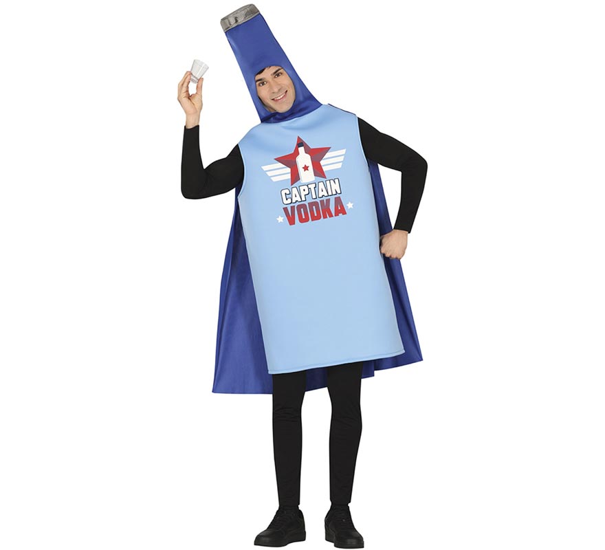 Captain Vodka Bottle Costume for Men