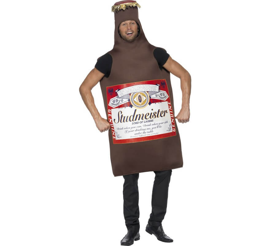 Disfraz de Botellín de Cerveza Studmeister para adultos