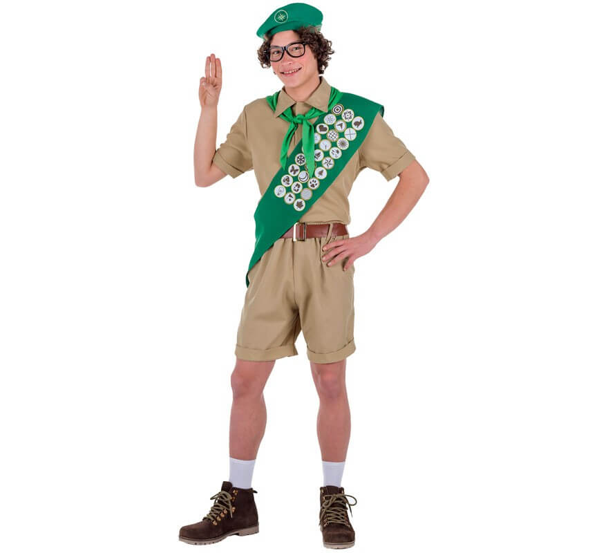 Boy Scout Uniform Herren Karneval Fasching #7607 Kostüm PFADFINDER Gr 52 L 