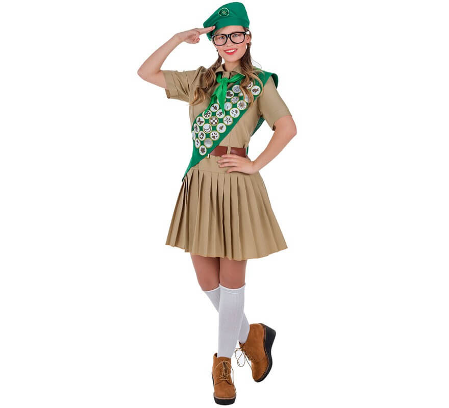 Macadán mesa Retener Disfraz de Boy Scout para mujer