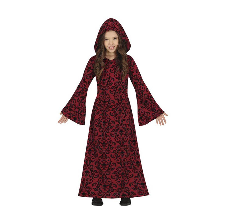 Red Hooded Witch Costume for Girl