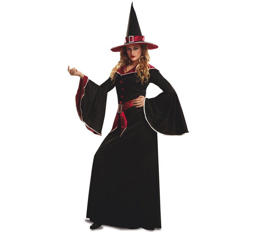 Disfraz de Bruja Granate para Mujer talla M-L para Halloween