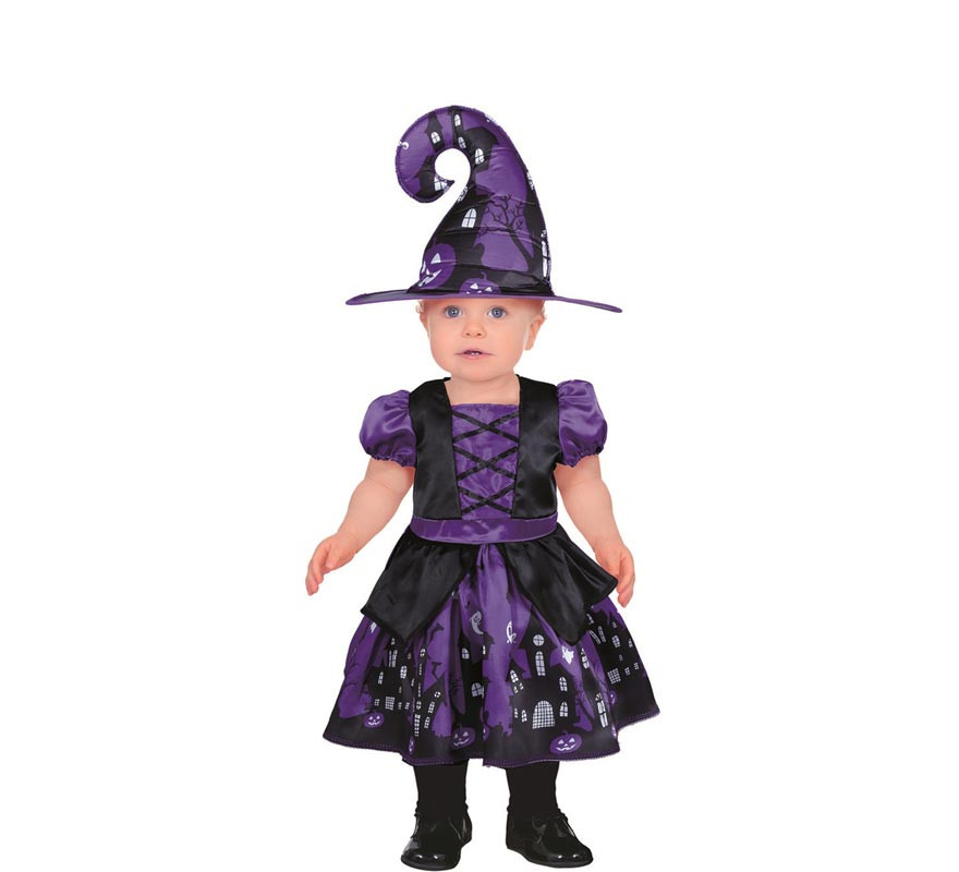 Purple Mysterious Witch Costume for Baby