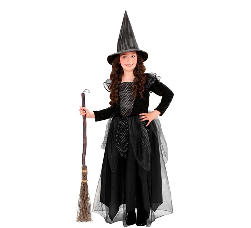 Black Witch Costume for Girls