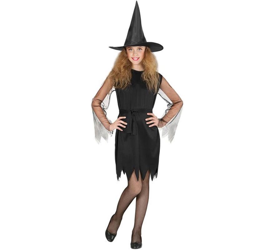 Black witch costume for girls