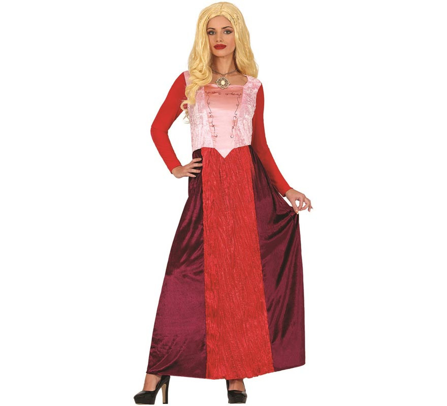 Red witch costume for women