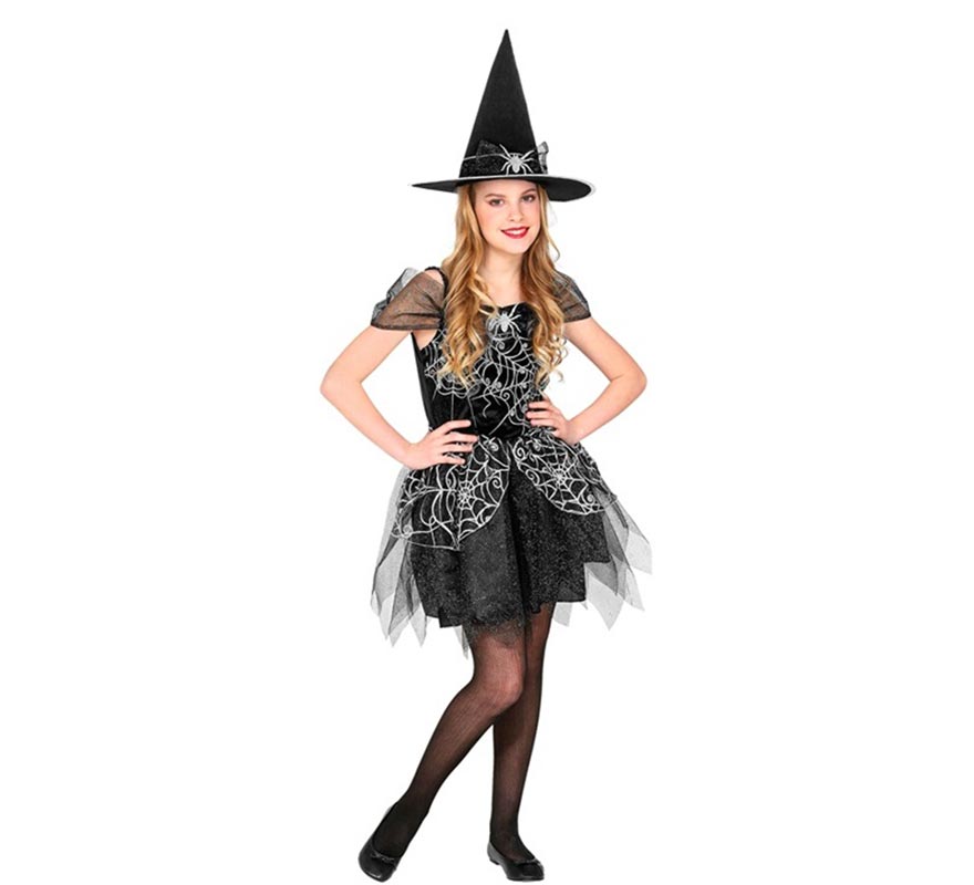 Spiderweb Witch Costume for Girls