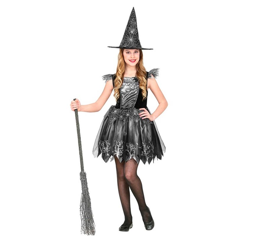 Spiderweb Witch Costume for Girls