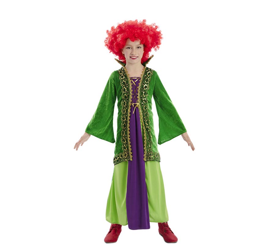 Green Witch Costume for Girls