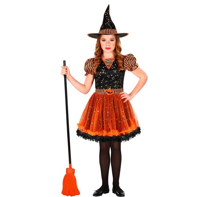 Pumpkin Witch Costume for Girls