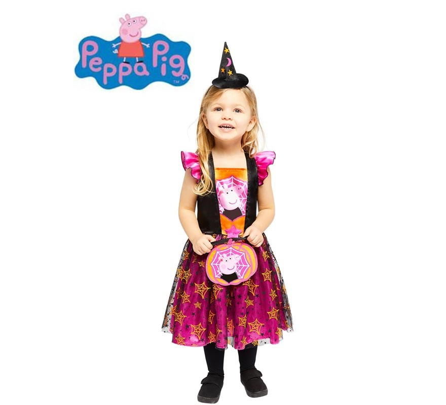 Peppa Pig Little Witch costume for girl and baby