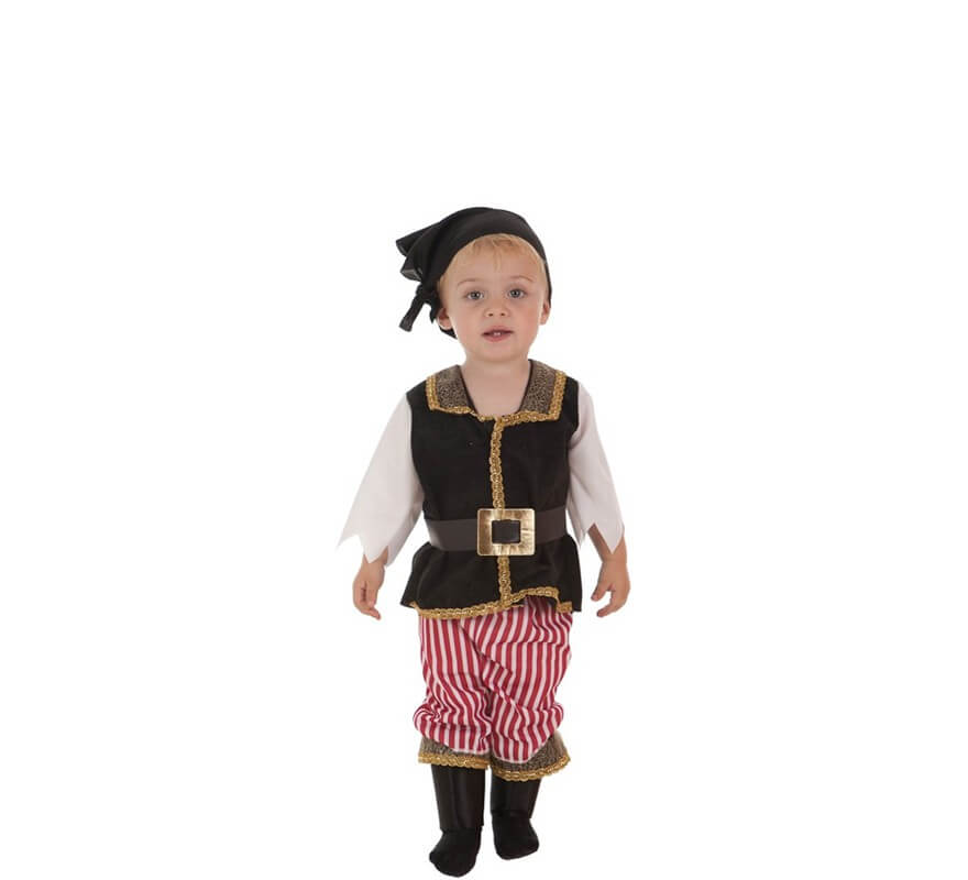 Striped Buccaneer Costume for Baby