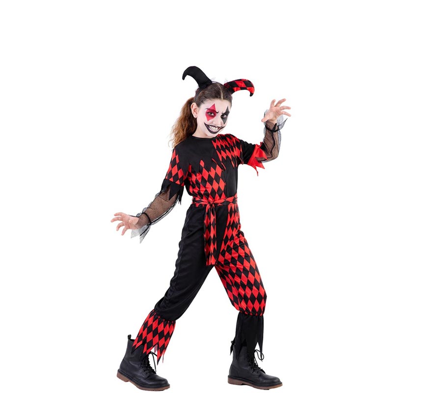 Costume Da Zombie Per Bambina - 3 Pezzi Con Ascia Giocattolo - Vestito Horror Per Halloween E Carnevale