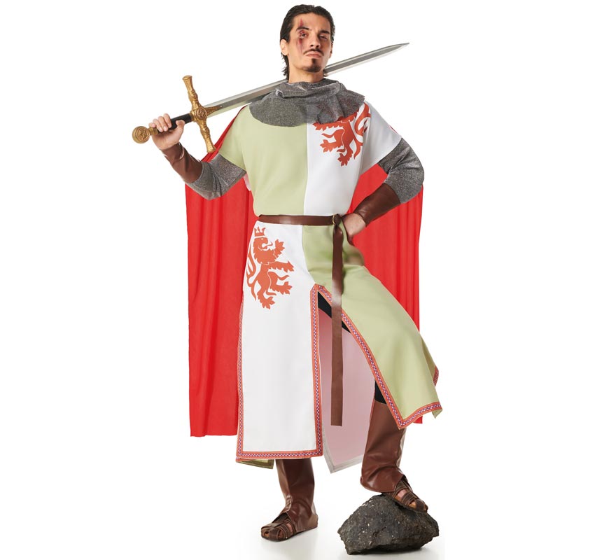 Medieval Knight Lion Costume for Men