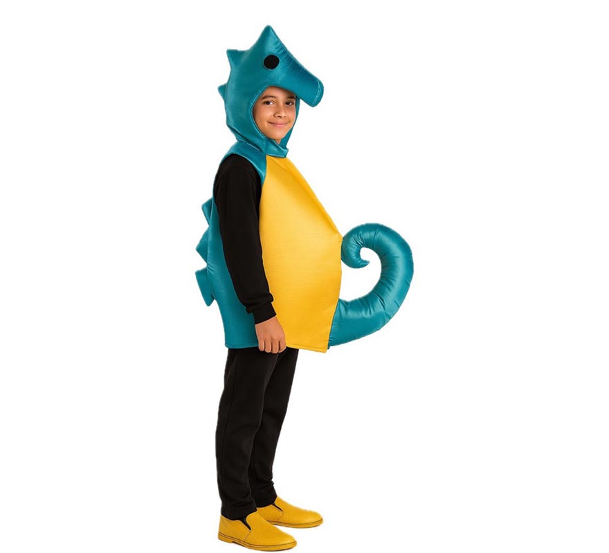 Blue Seahorse Costume for Children