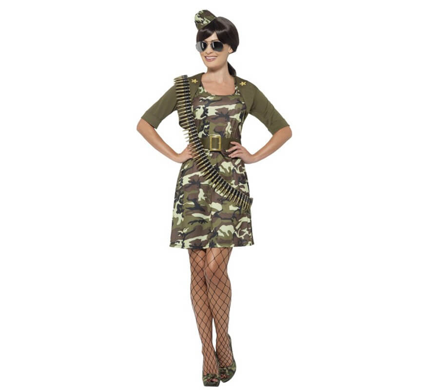 Disfraz de Cadete de Combate Militar para mujer