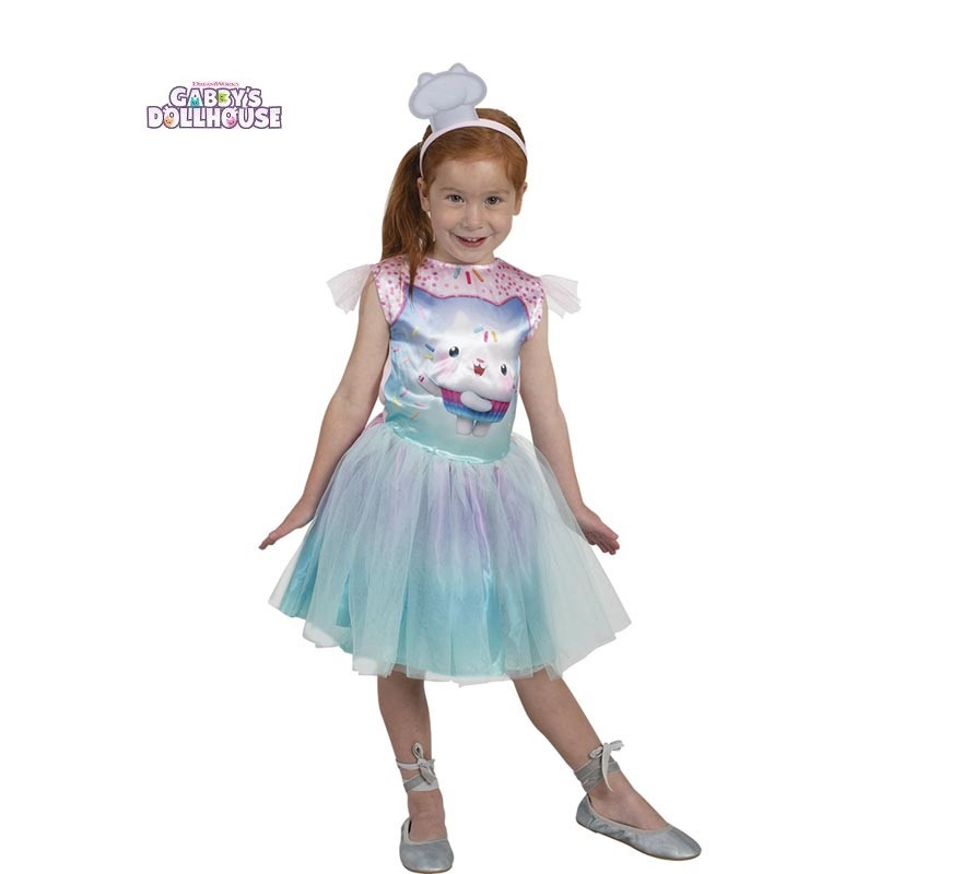 Cakey Cat Gabbys Dollhouse Deluxe Tutu Costume for Girls