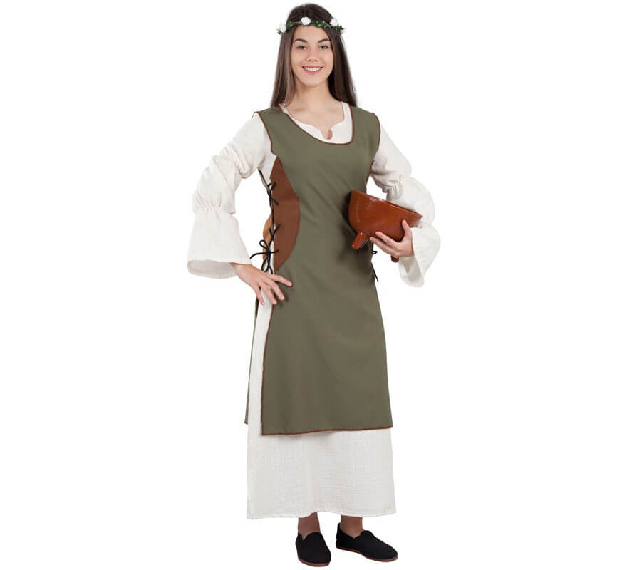 Costume contadino medievale per donna