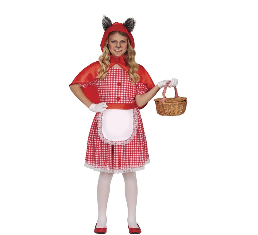 Little Red Riding Hood Wolf Costume for Girls
