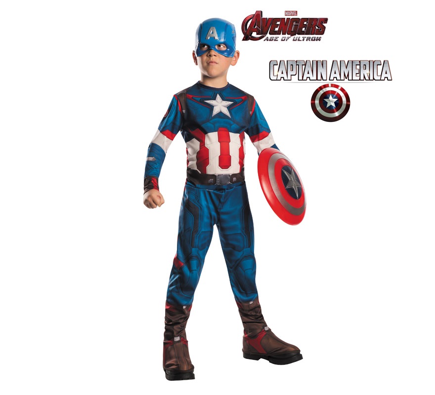 Disfraz de Capitán América de los Vengadores 2 para niños