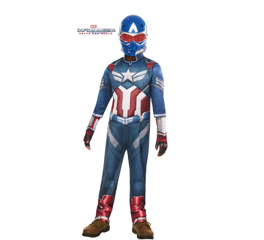 Deluxe Captain America Costume for Boys
