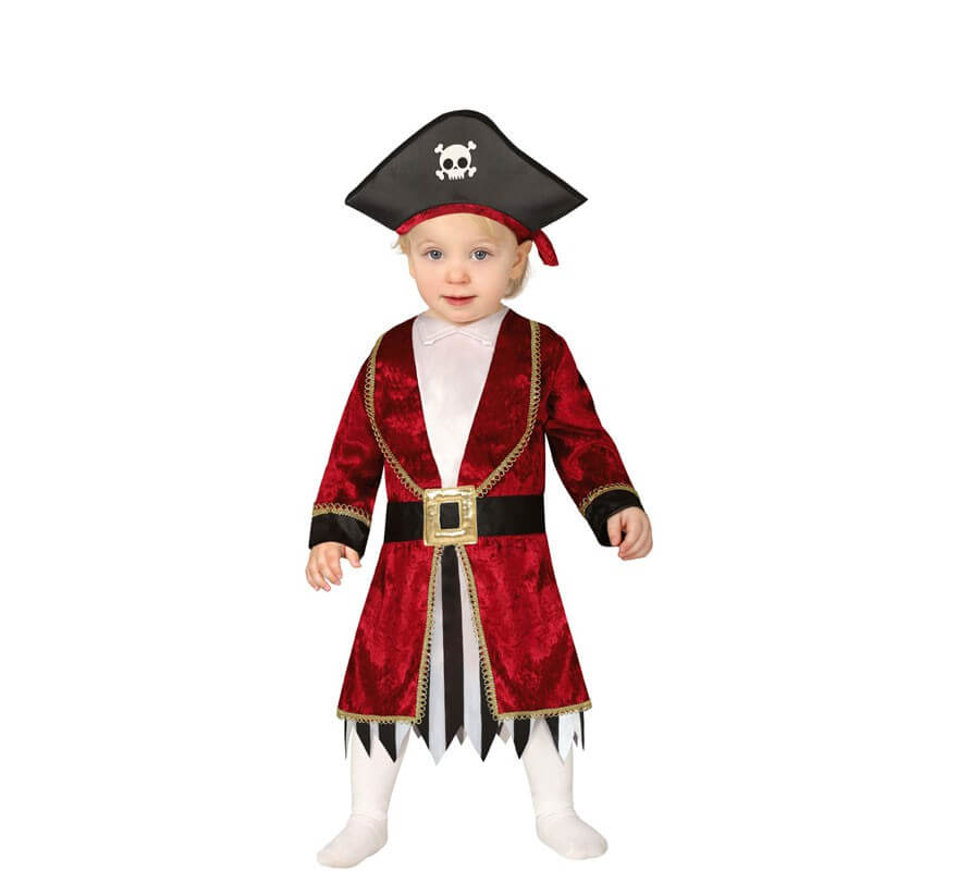 Costume da capitano pirata baby