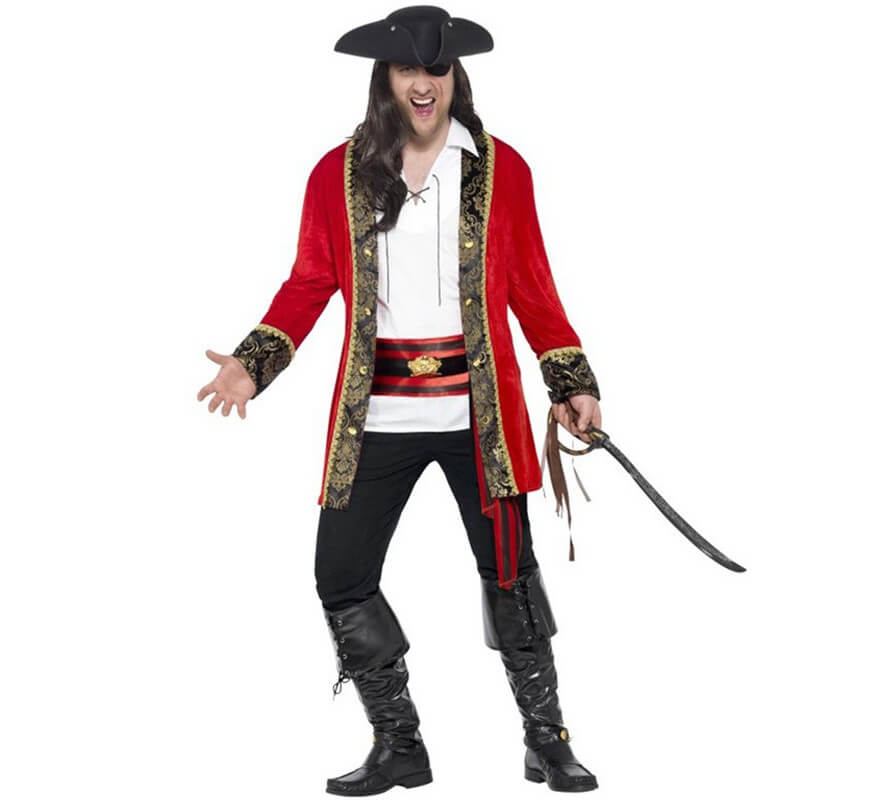 Disfraz de Capitán Pirata para hombre