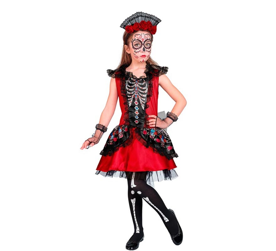 Catrina Skeleton Costume for Girls