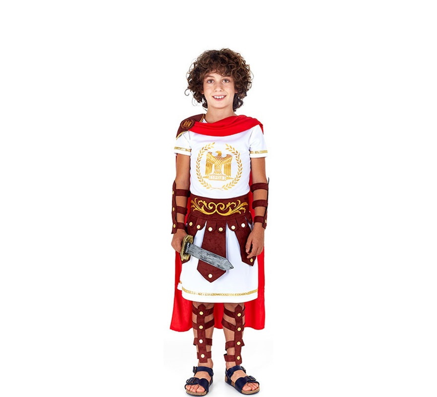 tema agrio lona Disfraz de Centurión Romano con Insignia para niño
