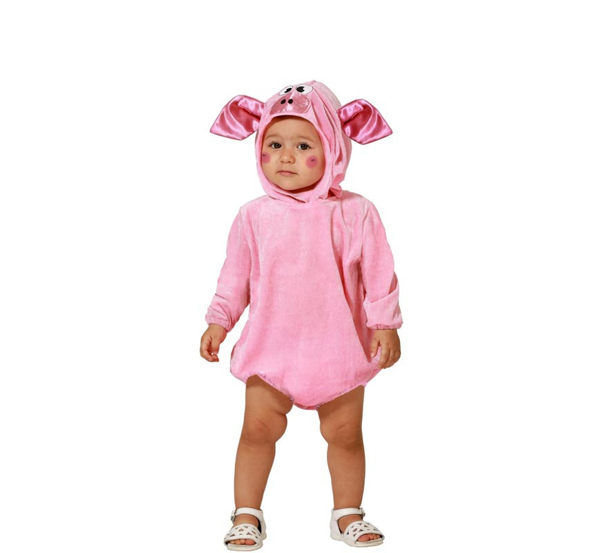 Pink Pig Costume for Baby