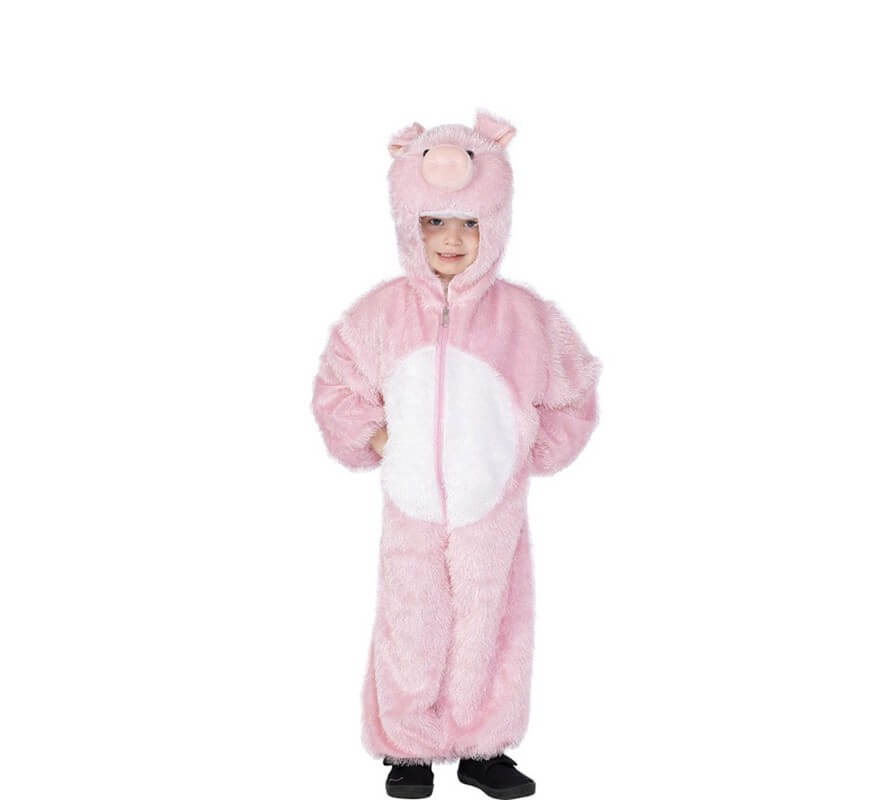 Disfraz de Cerdo Rosa para Niños