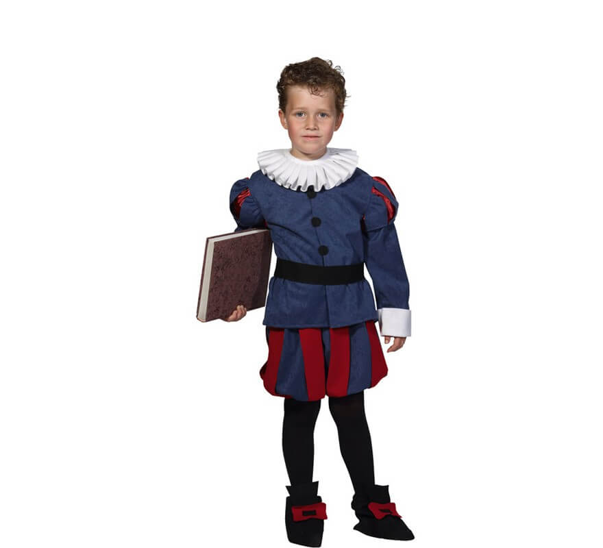 Disfraz de Cervantes para niño