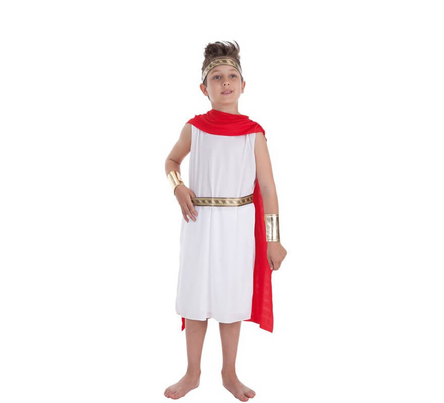Disfraz de César romano Luxus para niño